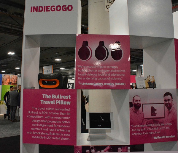 Indiegogo exhibit at CES