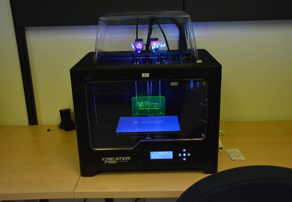 lit-up 3D printer