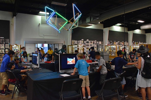 kids program LED lights at OC Fair Imaginology