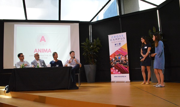 Anima team and investors at "Demo Day"