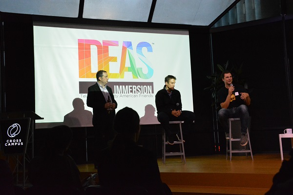 IDEAS Immersion panelsts onstage