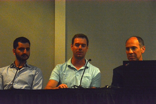 Fabien Chriam, Josh Hartug and Dave Tokic on Panel 2