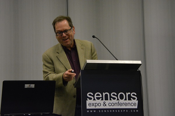 Kevin Krewell of TIRIAS Research at Sensors podium
