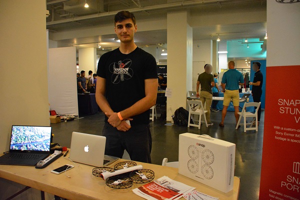 Engineer Pavlo Manovi of Vantage Robotics at TechDay L.A. 2017