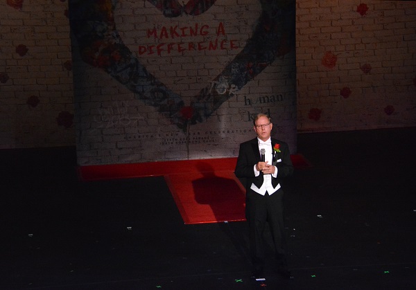 Tournament of Roses® President Lance Tibbet onstage