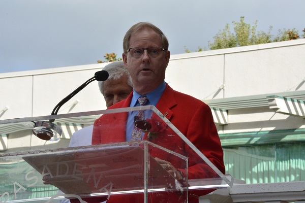 Tournament of Rosees President Lance Tibbett