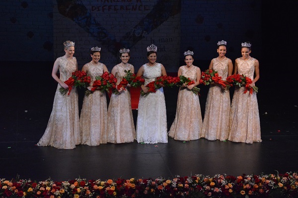 2018 Rose Queen® Isabella Marez and her court