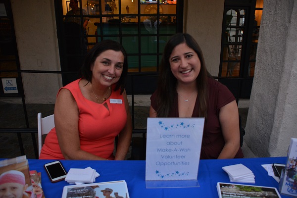 Make a Wish Foundation volunteers at Rose Queen coronation 