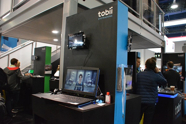 Tobii VR eyetracking at CES 2018