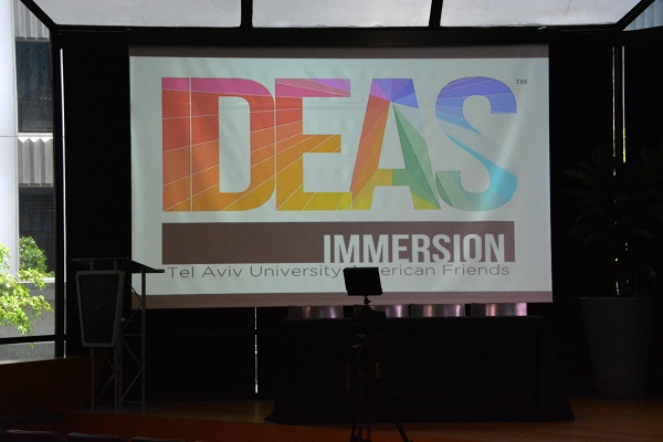 IDEAS Immersion slide on stage