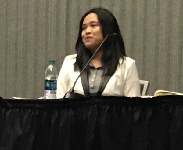 Jocelyn Tan speaks on WISE panel during Sensors 2018 conference