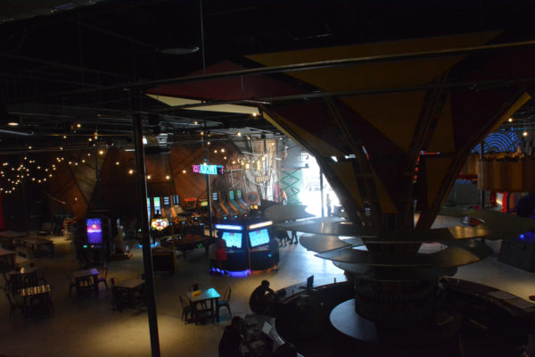 Carousel Bar and Arkane floor at Micro Amusement Park™