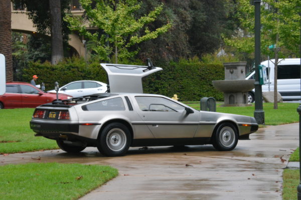 DeLorean drives into Central Park for SGV Pride 2018