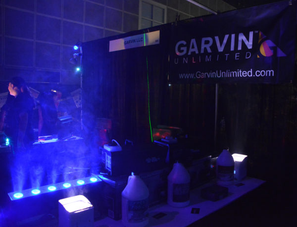 Garvin Unlimited exhibit with fog effects at ScareLA 2018