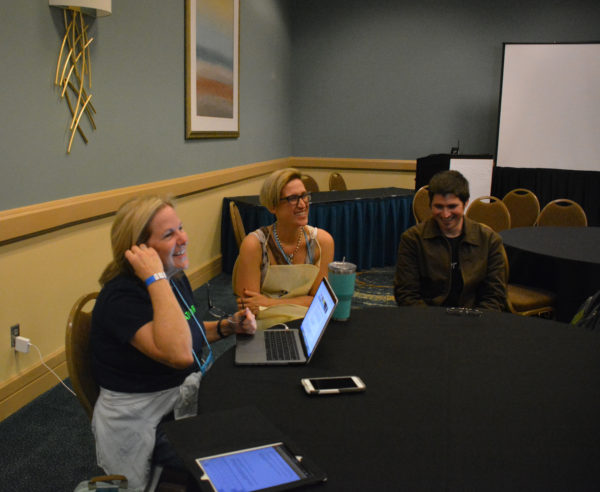 Teachers sitting around a table at Session 2