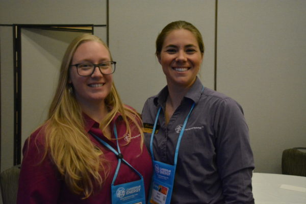 Jennifer Waters and Randi Munch after their Zombie Apocalypse session at California STEAM Symposium