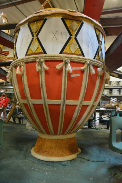 Tall African djembe drum represented on Donate Life