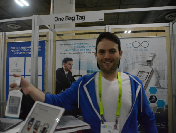 Eli exhibits One Bag Tag at CES 2019 Eureka Park