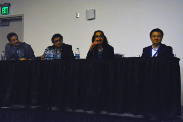 Radhika Arora speaks on four-person "Battle of the Sensors" panel