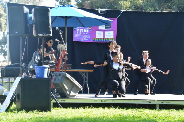 Queer Latin Dance performs during San Gabriel Valley Pride 2019