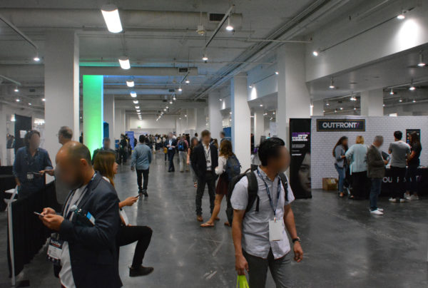 Attendees stroll the exhibit floor at TechDay LA 2019