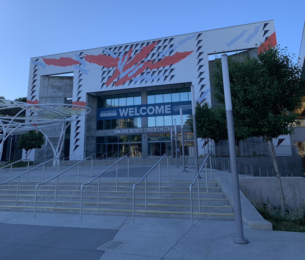 McEnery Convention Center against early-morning sky